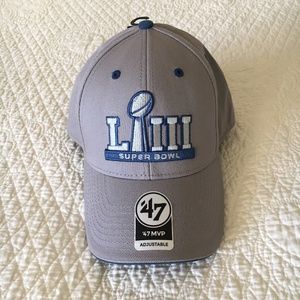 NWT '47 Brand Super Bowl LIII New England Patriots LA Rams Baseball Cap Hat